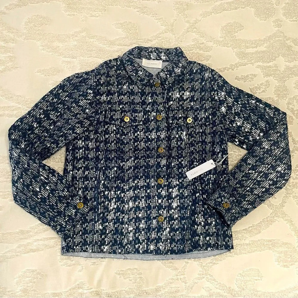 Six/Fifty Sequined Bedazzling Jacket - Picture 1 of 5